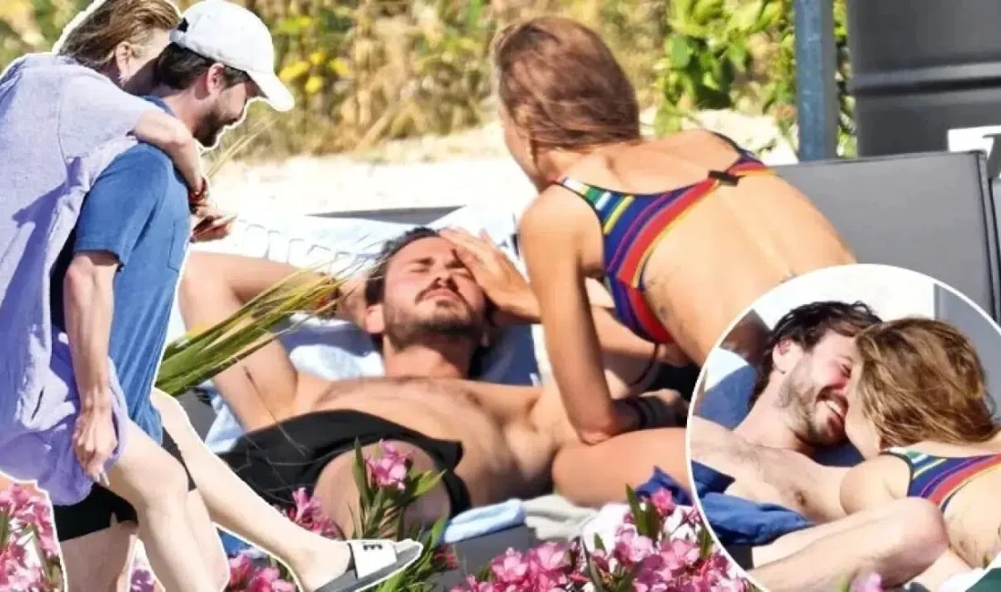Ünlü sunucu ve manken Çağla Şikel ile birlikte çıktığı tatilde