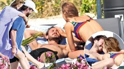Ünlü sunucu ve manken Çağla Şikel ile birlikte çıktığı tatilde