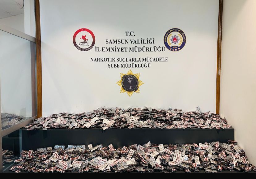Samsun İl Emniyet Müdürlüğü Narkotik Suçlarla Mücadele Şubesi ekiplerince düzenlenen