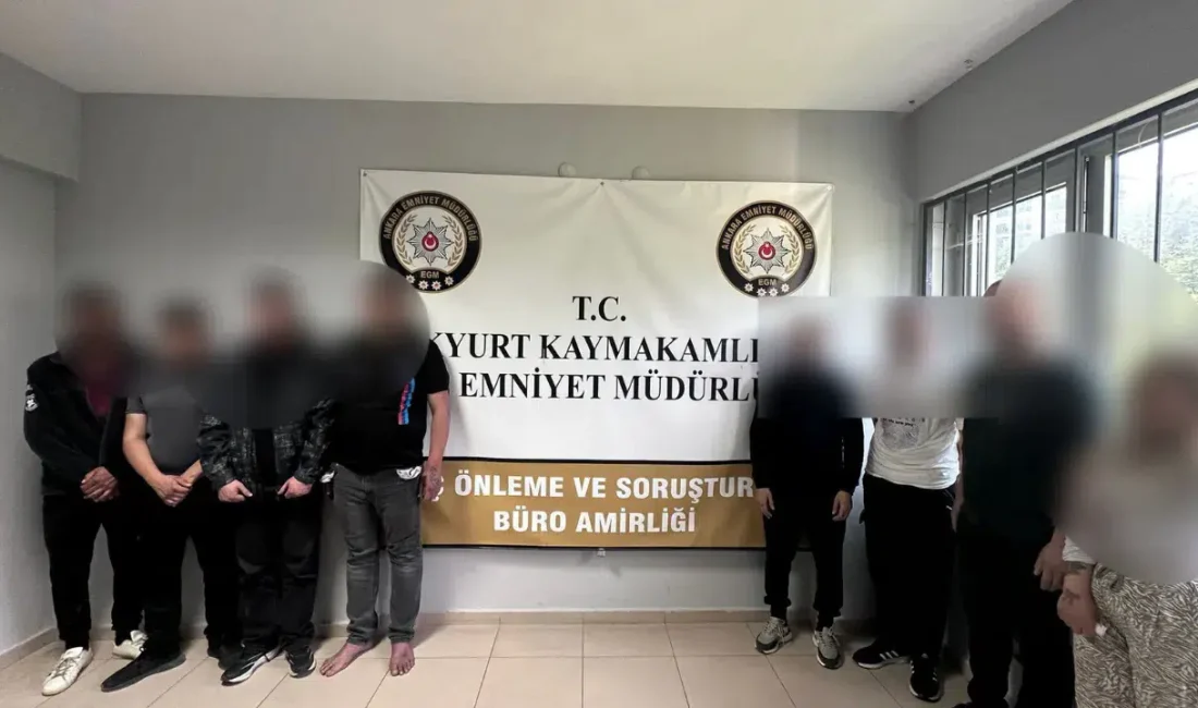 Ankara’nın Akyurt ilçesinde zehir tacirlerine yönelik gerçekleştirilen nefes kesen operasyonda,