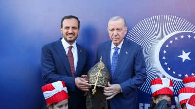 Cumhurbaşkanı Recep Tayyip Erdoğan’a, İstanbul’un Fethi’nin 573. yıl dönümü ve