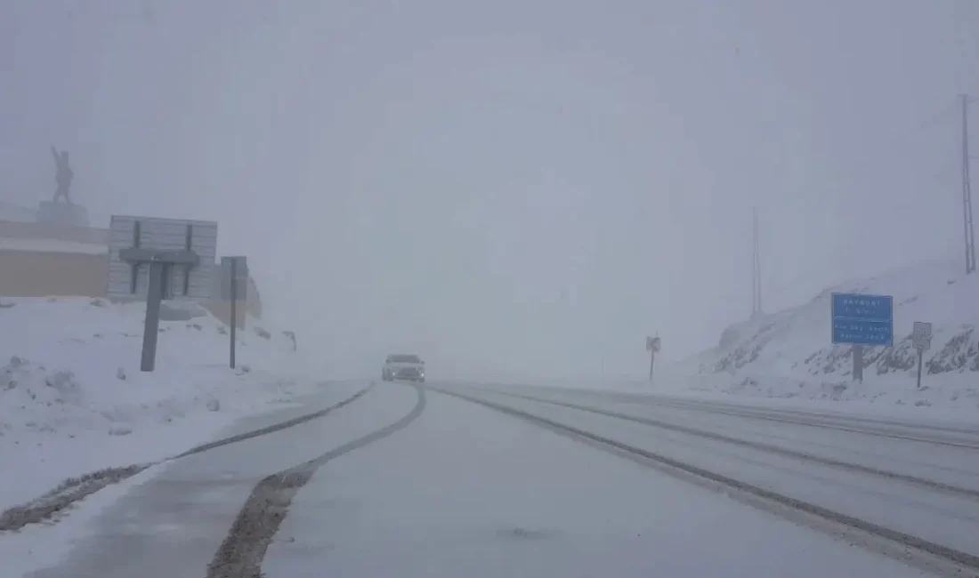 Yaz mevsimine sayılı günler kala Bayburt ile Erzurum arasındaki en