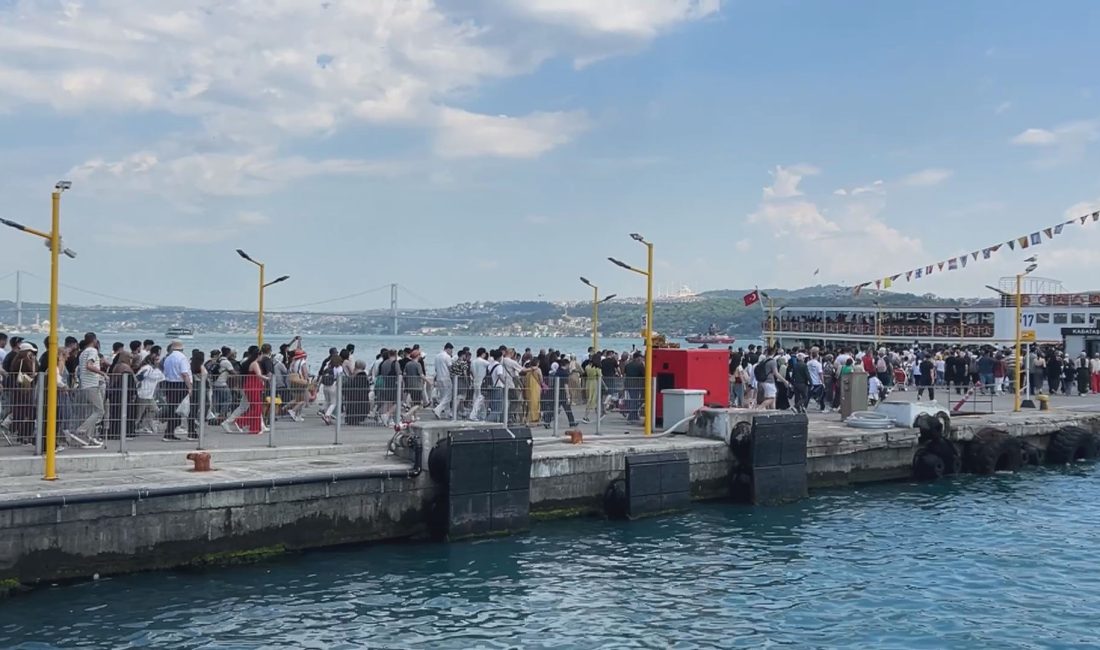 Kurban Bayramı tatilini İstanbul’da geçiren binlerce vatandaş, güzel havanın da