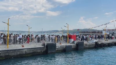 Kurban Bayramı tatilini İstanbul’da geçiren binlerce vatandaş, güzel havanın da