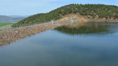 Gaziantep’in İslahiye ilçesinde etkili olan kuvvetli yağışlar tarımsal sulama için