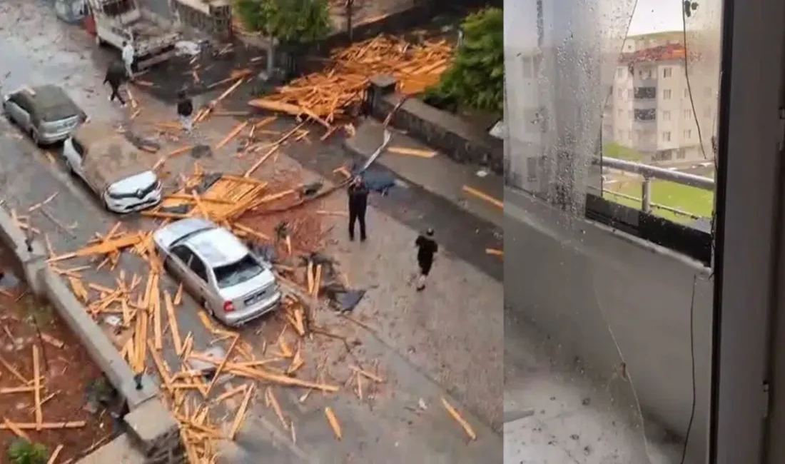 Gaziantep’te etkili olan şiddetli yağışlar Şehitkamil ilçesinde adeta kabusu yaşattı.