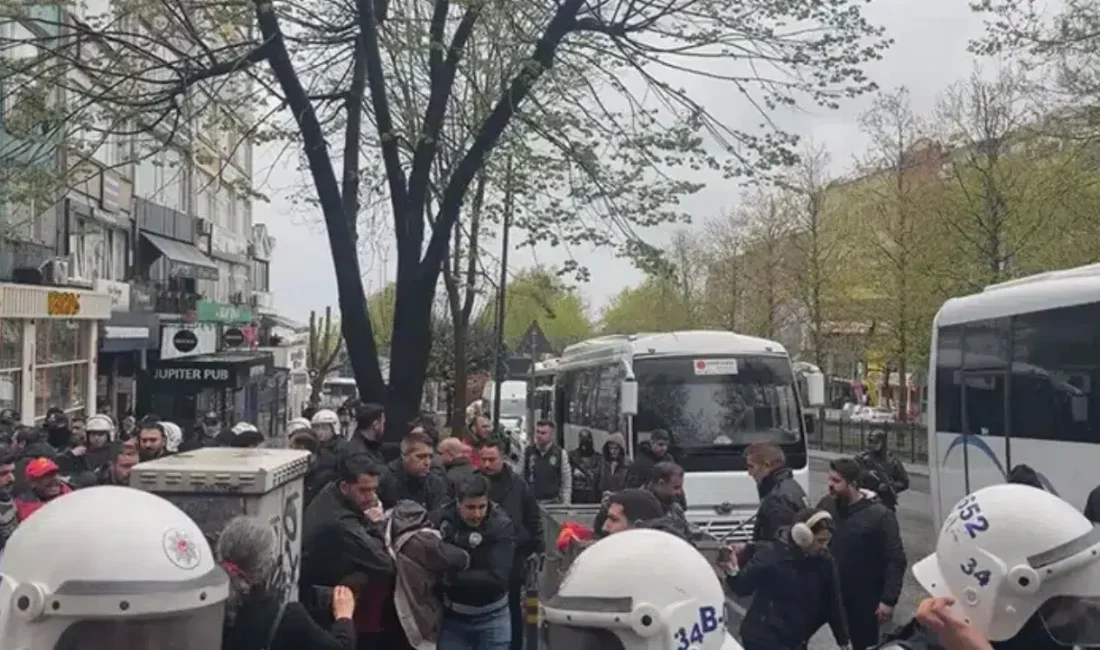 1 Mayıs Emek ve Dayanışma Günü kapsamında Beşiktaş’ta toplanarak yürüyüş