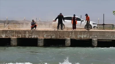 Elazığ’da su kanalında hareketsiz yatan bir kişiyi gören vatandaşların ihbarı