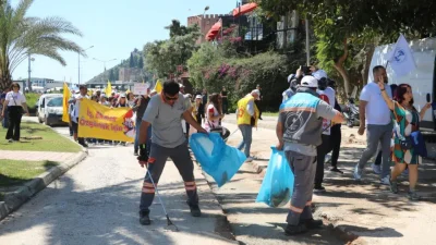 Antalya’nın gözde turizm merkezi Alanya’da 1 Mayıs Emek ve Dayanışma