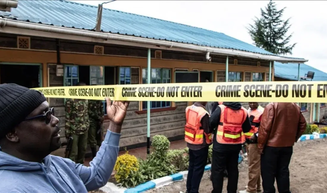 Kenya’nın Nakuru kentindeki bir kız yatılı okulunda gece yarısı başlayan