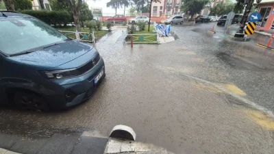 Tekirdağ’ın Süleymanpaşa ilçesinde aniden bastıran ve sadece 10 dakika süren