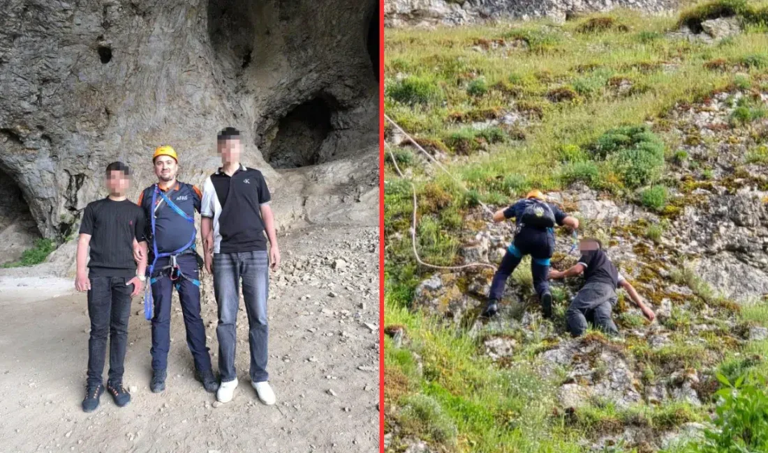 Eskişehir’in İnönü ilçesinde akılalmaz bir kurtarma operasyonu yaşandı. Düşürdükleri çantanın