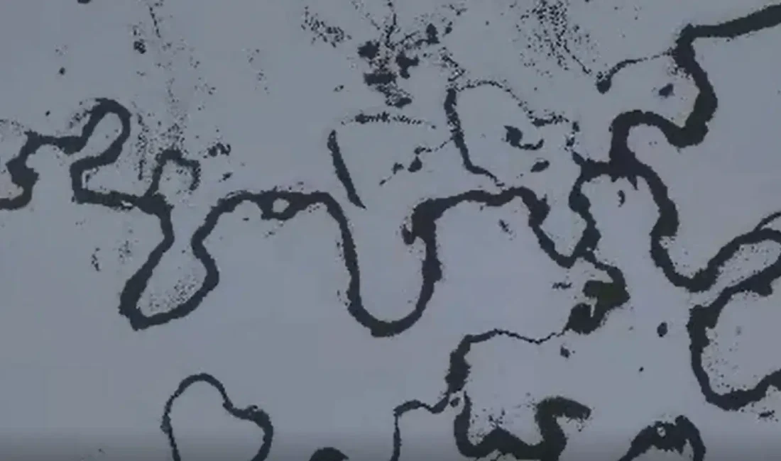 Bolu’da etkili olan yoğun kar yağışı Sarıalan Yaylası’nı adeta bir
