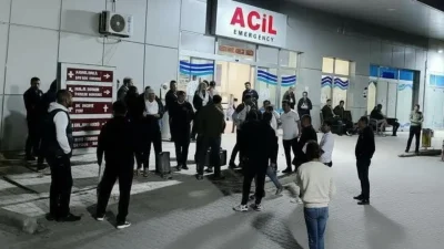 Adıyaman’ın Gölbaşı Devlet Hastanesinde iki grup arasında başlayan ve kısa