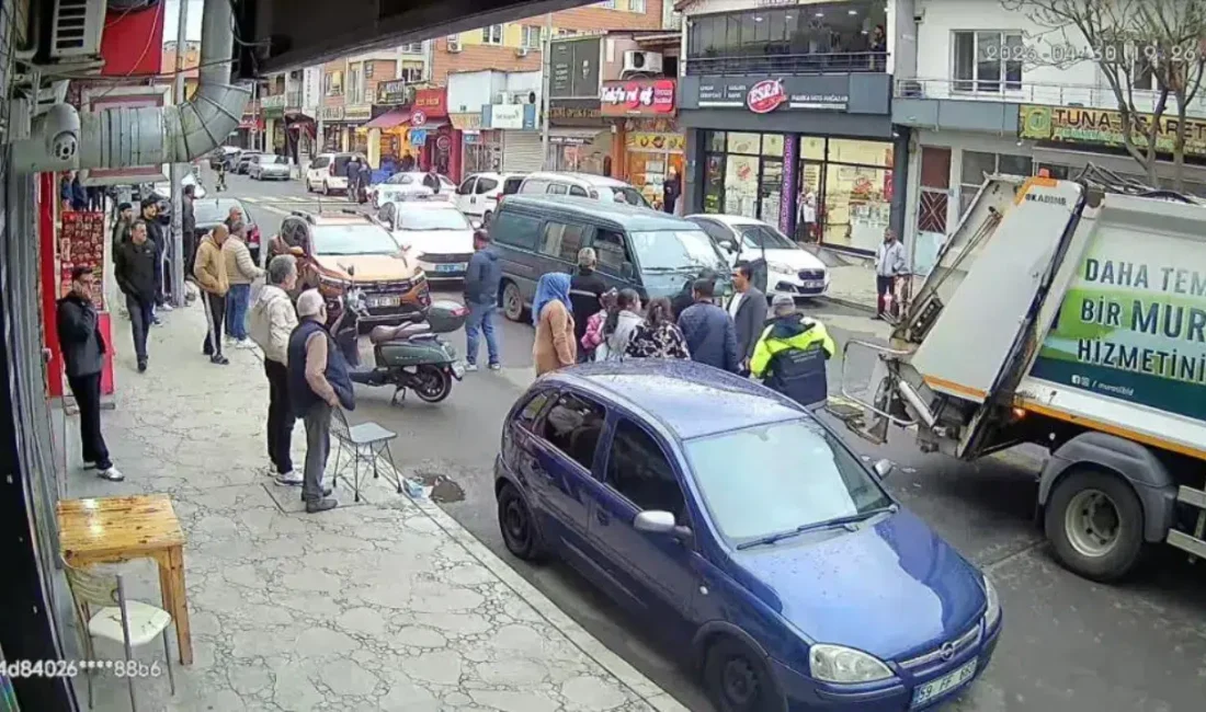 Tekirdağ’ın Muratlı ilçesinde sabah saatlerinde meydana gelen trafik kazasında, hafif