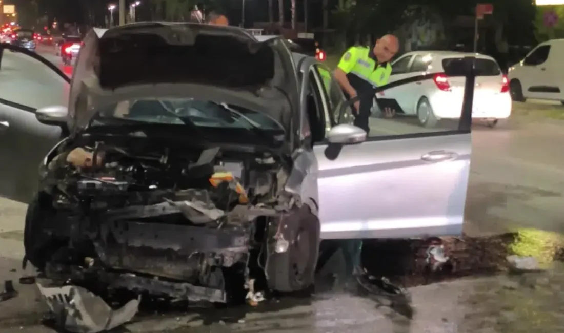 Antalya’nın Kepez ilçesinde meydana gelen korkunç kazada, başka bir aracın
