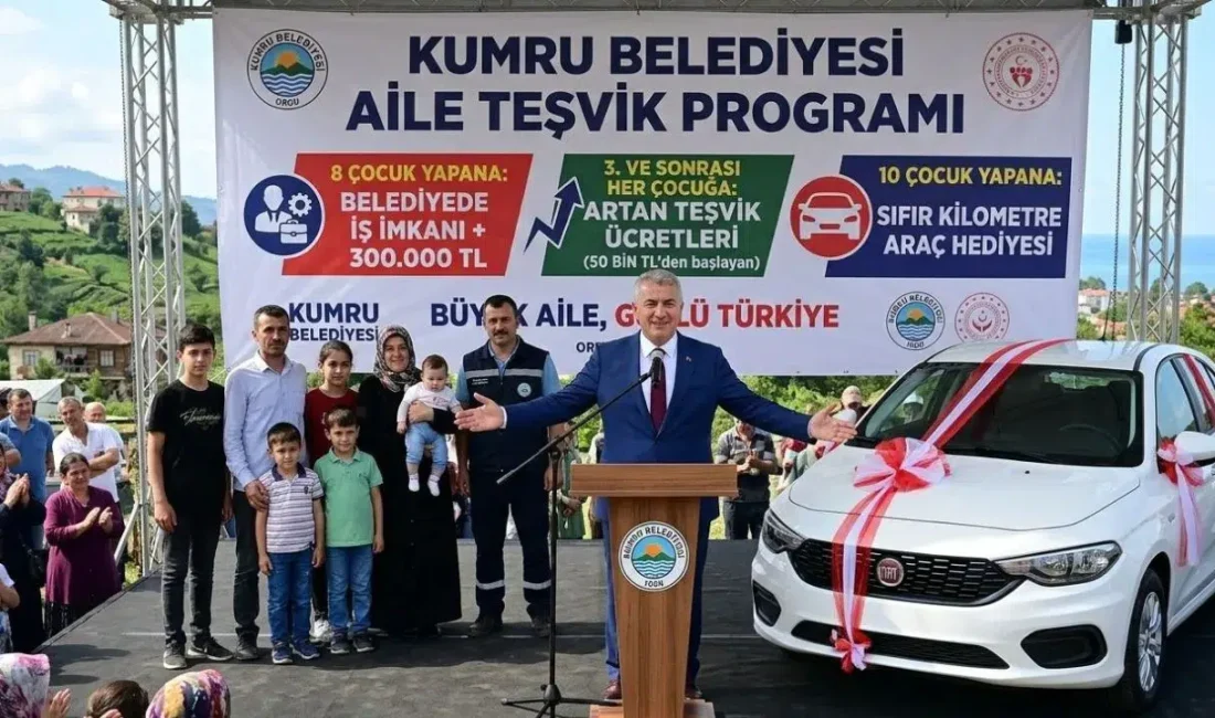 Ordu’nun Kumru ilçesinde nüfus azalışının önüne geçmek ve aile yapısını