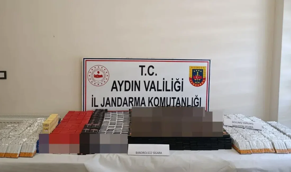 Aydın’ın Koçarlı ilçesinde güvenlik güçlerinin dikkati sayesinde büyük bir kaçakçılık