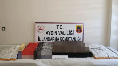 Aydın’ın Koçarlı ilçesinde güvenlik güçlerinin dikkati sayesinde büyük bir kaçakçılık