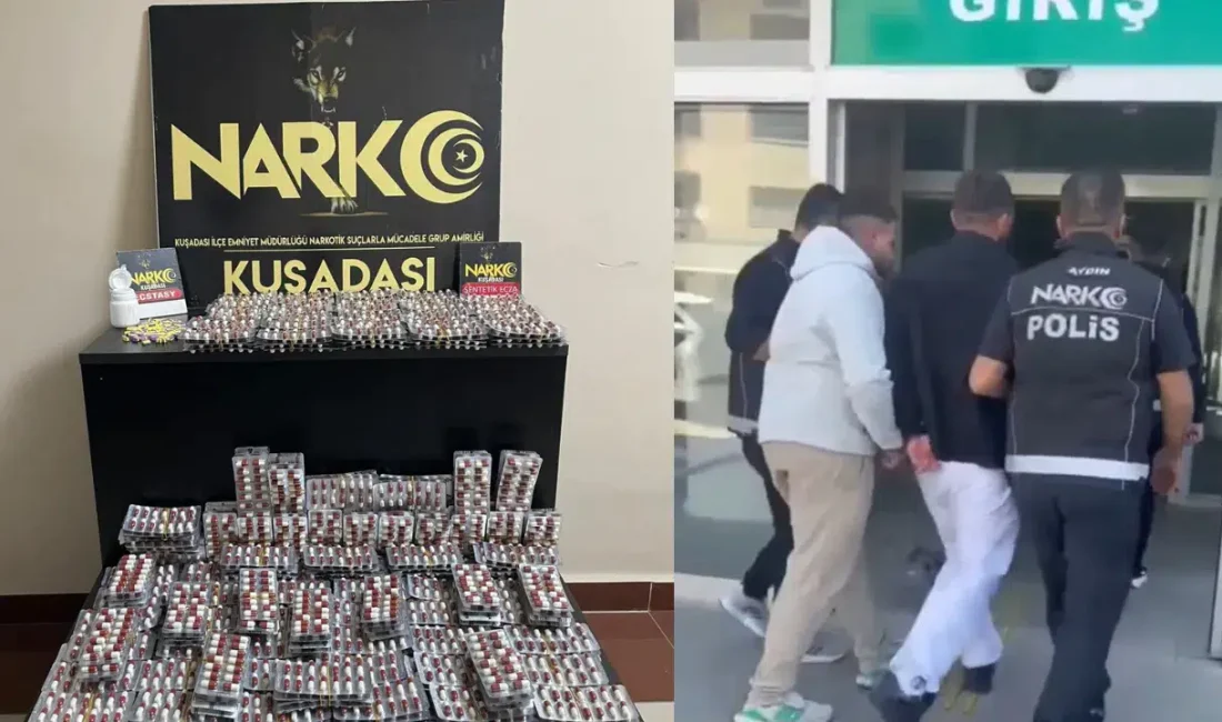 Aydın’ın turistik ilçesi Kuşadası’nda zehir tacirlerine yönelik yürütülen kararlı mücadele