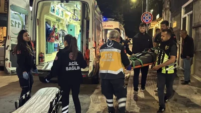 Edirne’de meydana gelen feci trafik kazasında otomobil ile çarpışan motosikletteki
