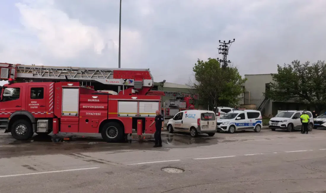 Bursa’nın İnegöl ilçesinde faaliyet gösteren dev bir sunta fabrikasında aniden