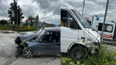 Burdur’da meydana gelen ve büyük korkuya neden olan trafik kazasında