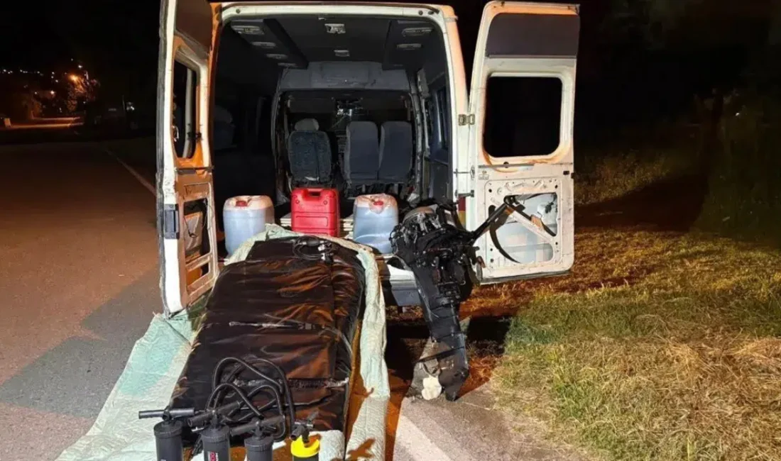 Balıkesir’in Edremit ilçesinde jandarma ekiplerinin dikkati sayesinde büyük bir kaçakçılık
