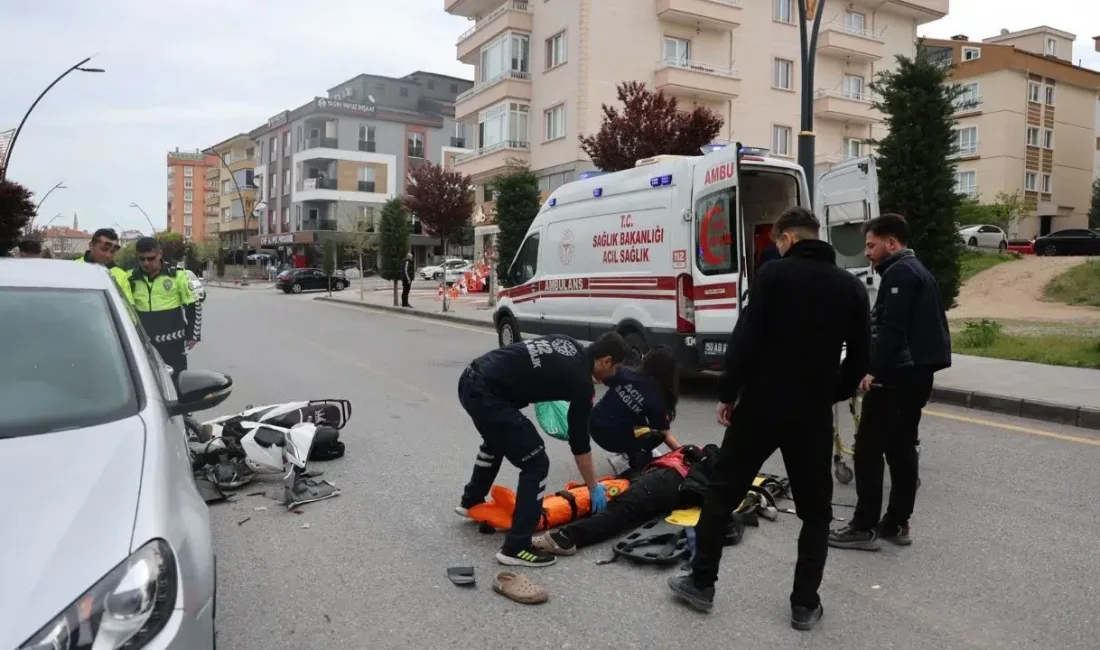 Nevşehir Güzelyurt Mahallesi’nde meydana gelen olayda, elektrikli bisikletiyle seyir halindeki