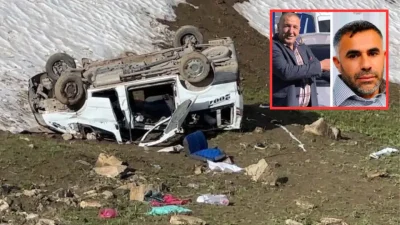 Hakkari’nin Yüksekova ilçesinde sabahın erken saatlerinde pancar toplamak amacıyla yola