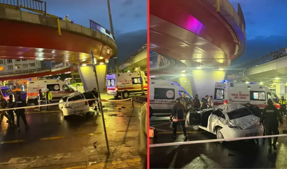 Ankara’nın en işlek noktalarından biri olan Sıhhiye Köprüsü’nde kontrolden çıkan