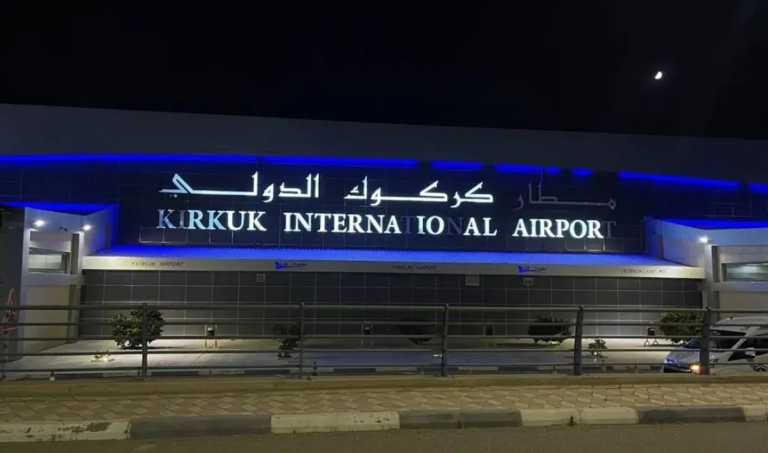 Irak’ta yaklaşık 4 yıl önce kapılarını açan Uluslararası Kerkük Havalimanı’nda