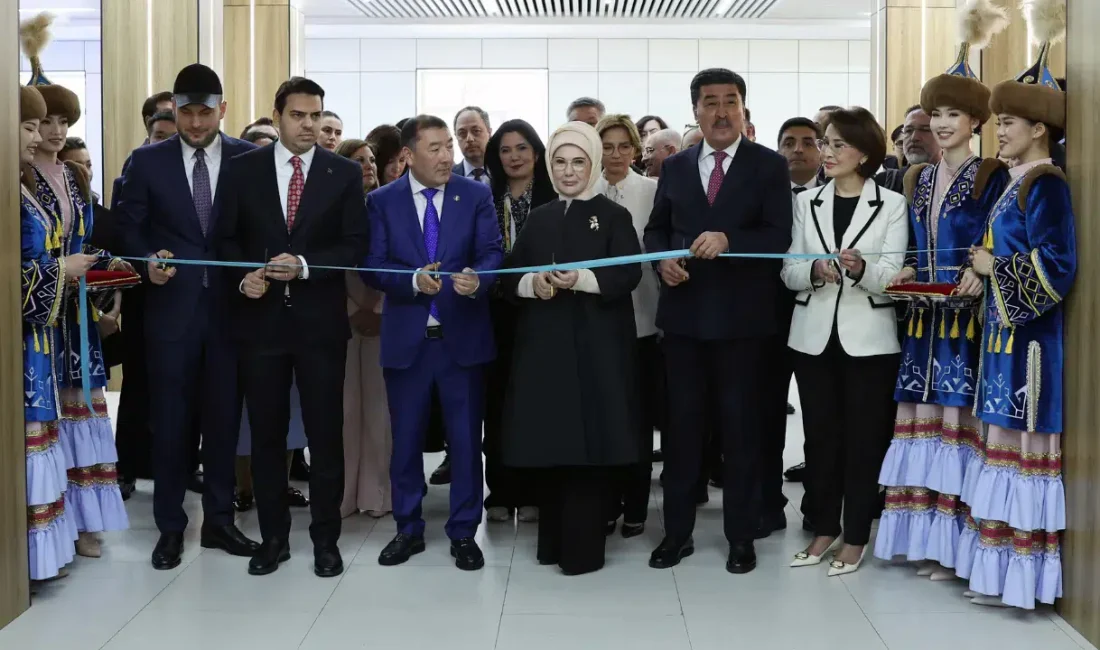 Cumhurbaşkanı Recep Tayyip Erdoğan’ın eşi Emine Erdoğan, Kazakistan temasları kapsamında