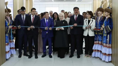 Cumhurbaşkanı Recep Tayyip Erdoğan’ın eşi Emine Erdoğan, Kazakistan temasları kapsamında