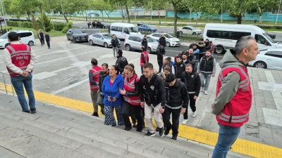 Tekirdağ’da narkotik polisinin gerçekleştirdiği helikopter destekli nefes kesen operasyonda gözaltına