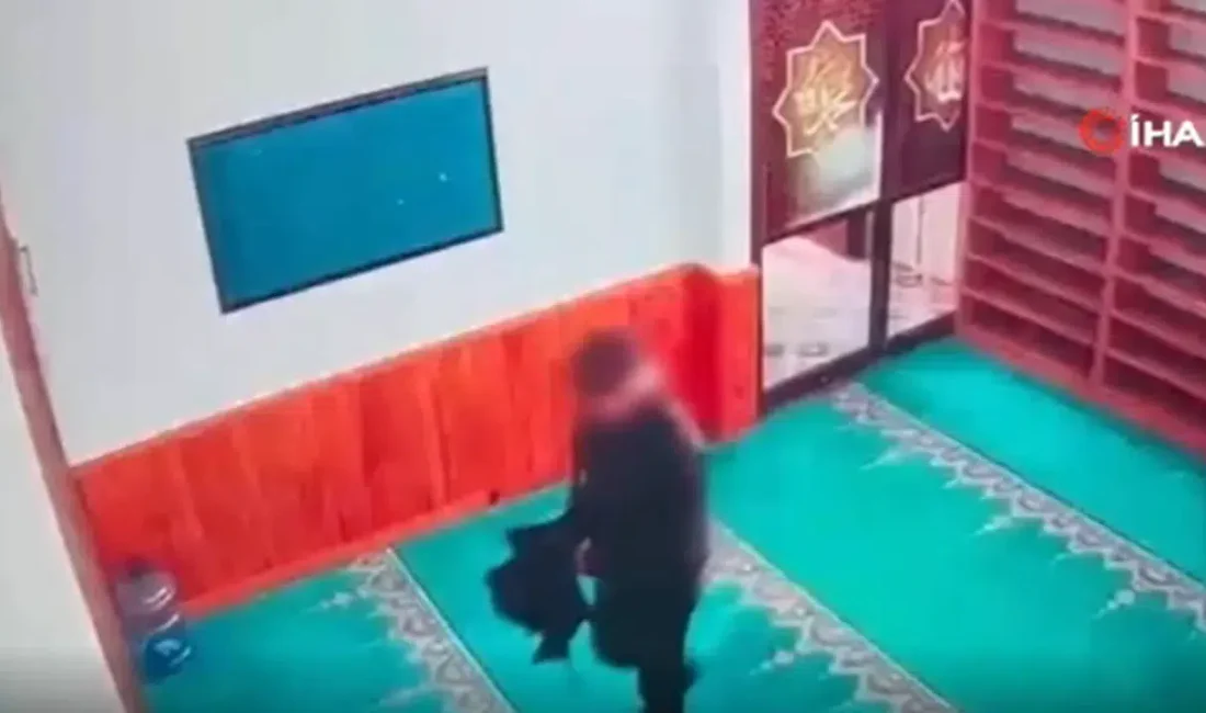 Burdur’da bir caminin sadaka kutusundan 200 TL çalan ve kayıplara