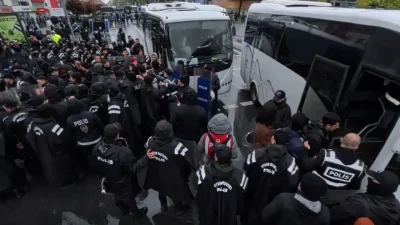 İstanbul’da 1 Mayıs Emek ve Dayanışma Günü kutlamaları sırasında gerçekleştirilen