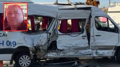 Kocaeli’nin Çayırova ilçesinde işçi servisi ile tırın çarpışması sonucu meydana