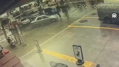 Muğla’nın Bodrum ilçesinde bir akaryakıt istasyonunda meydana gelen ve yürekleri