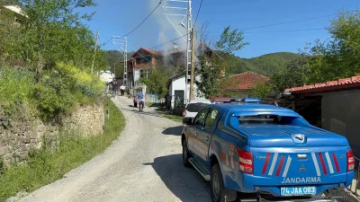 Bartın’da 72 yaşındaki bir vatandaşın sobayı tutuşturma çabası az kalsın