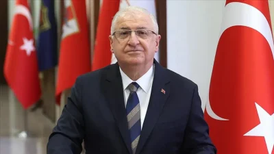 Milli Savunma Bakanı Yaşar Güler ile Suriye Savunma Bakanı Murhaf