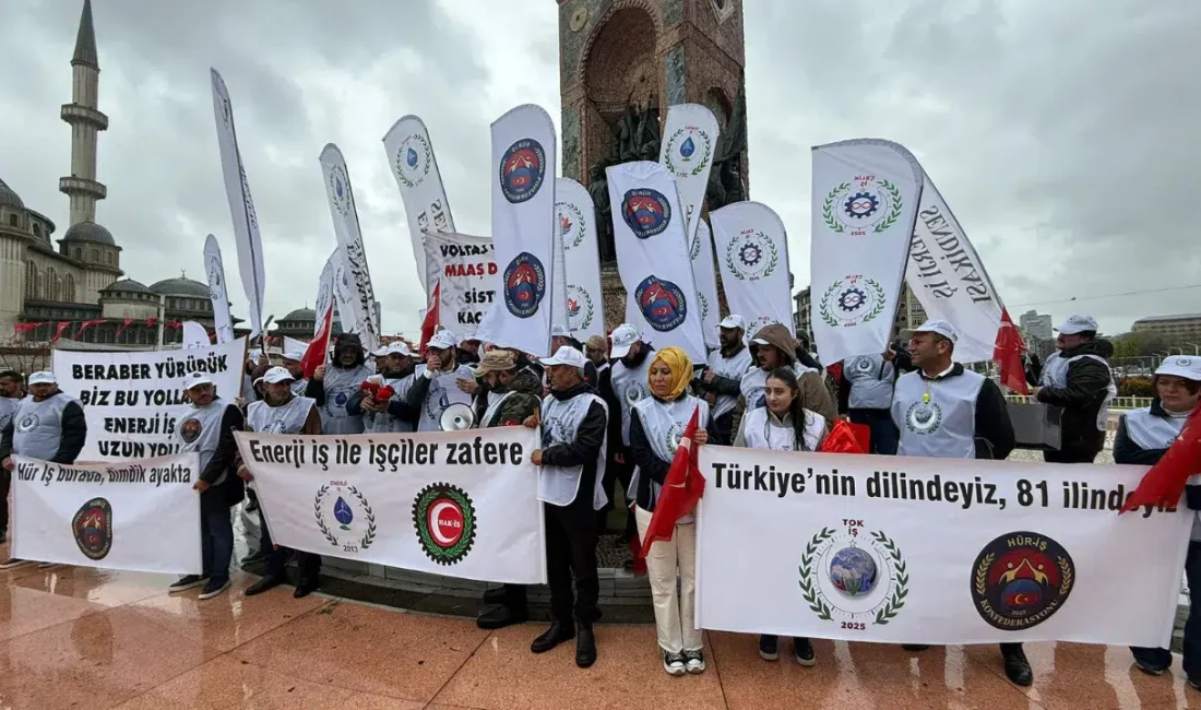 1 Mayıs Emek ve Dayanışma Günü kapsamında Taksim Meydanı’nda bir