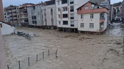 Samsun’un Havza ilçesinde meydana gelen sel felaketinin ardından yaralar sarılmaya
