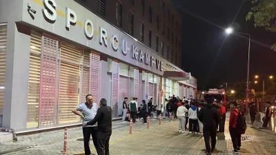 Bursa’nın Osmangazi ilçesinde bulunan Sporcu Kamp ve Eğitim Merkezi’nde akşam