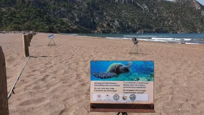Muğla’nın Ortaca ilçesinde yer alan ve deniz kaplumbağalarının en önemli