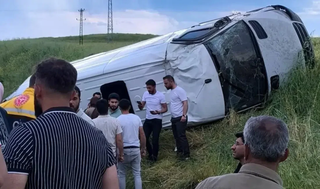 Diyarbakır-Silvan kara yolunda kontrolden çıkan yolcu minibüsünün dehşet saçtığı feci
