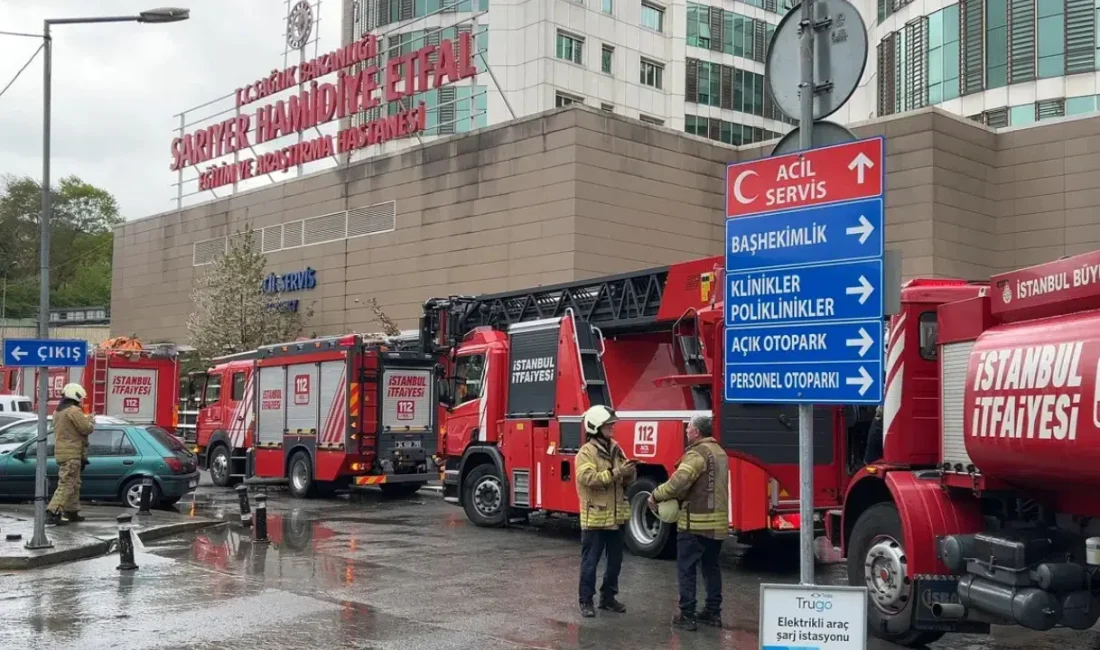 İstanbul Sarıyer’de bulunan Hamidiye Etfal Eğitim ve Araştırma Hastanesinde akşam
