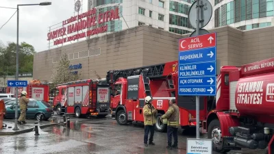 İstanbul Sarıyer’de bulunan Hamidiye Etfal Eğitim ve Araştırma Hastanesinde akşam