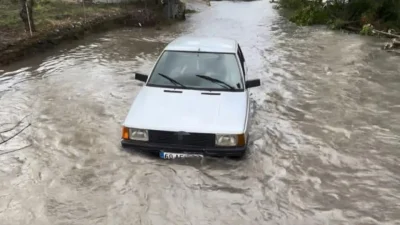 Tokat’ta etkili olan sağanak yağışlar ve barajların dolmasıyla birlikte Yeşilırmak’ta