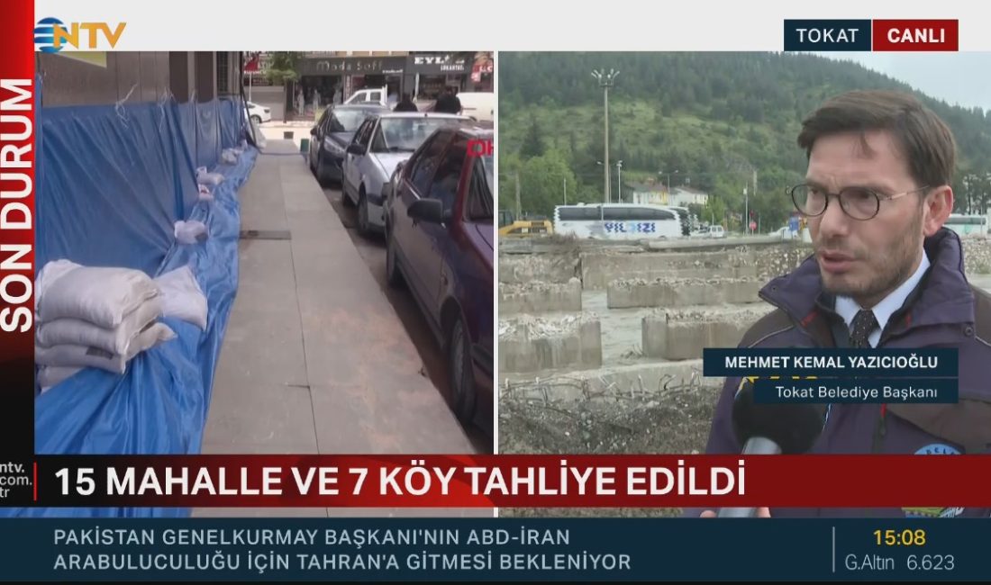 Tokat’ın Turhal ilçesinde Almus Barajı’nın maksimum doluluk oranına ulaşmasıyla başlayan